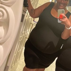 Black Body Con Dress